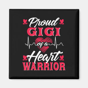Gigi Of A Heart Warrior Chd Awareness  Magnet