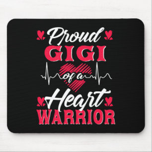 Gigi Of A Heart Warrior Chd Awareness Mouse Mat