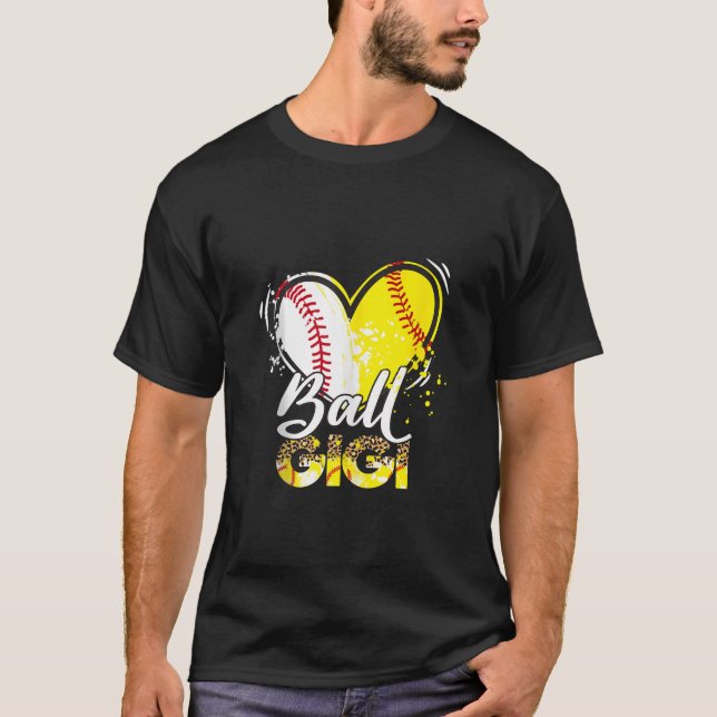 Gigi of Both Baseball Softball Sport Matching Fami T-Shirt (Front)