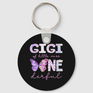 Gigi of Little Miss Onederful Butterfly 1st Key Ring