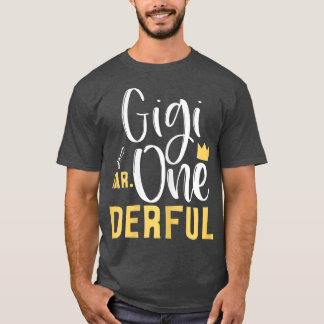 Gigi of Mr Onederful 1st Birthday First Matching T-Shirt