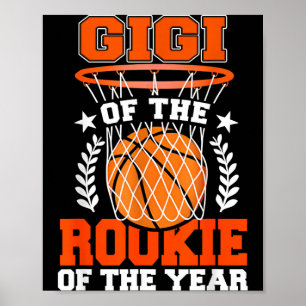 Gigi Of Rookie 1st Basball Bday Theme Matching Poster