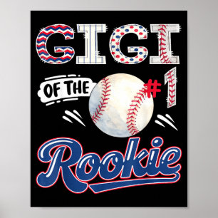 Gigi of Rookie Baseball 1st Birthday Boy Party Poster