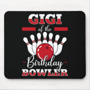 Gigi Of The Birthday Bowler Bday Bowling Party Cel Mouse Mat