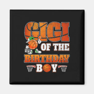 Gigi Of The Birthday Boy Basketball Player Family Magnet