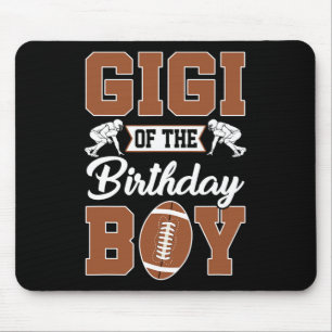 Gigi Of The Birthday Boy Football Party Family Mat Mouse Mat