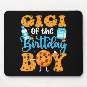Gigi Of The Birthday Boy Milk And Cookies 1st Birt Mouse Mat