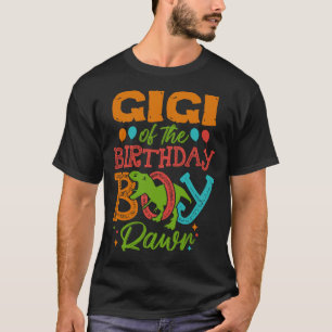 GIGI Of The Birthday Boy Rawr Dinosaur T-Shirt