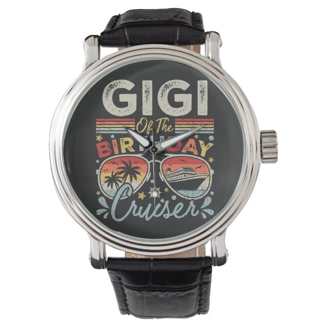 Gigi of the Birthday Cruiser Vacation Vintage Watch (Front)
