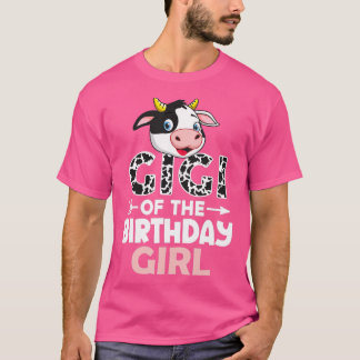 Gigi of The Birthday Girl Cows Farm Cow Gigi  T-Shirt