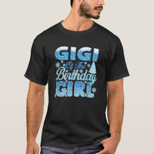 Gigi of The Birthday Girl Snowflakes Themed Matchi T-Shirt