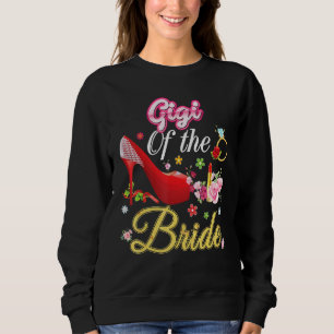 Gigi Of The Bride Happy Wedding Flower Pink Shoe M Sweatshirt