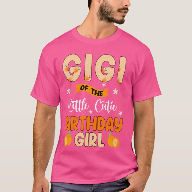 Gigi of The Little Cutie Birthday Girl Sweet One O T-Shirt (Front)