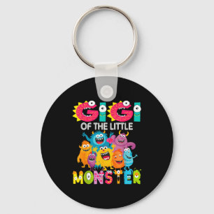 Gigi Of The Little Monster 1st Birthday Boy Party Key Ring