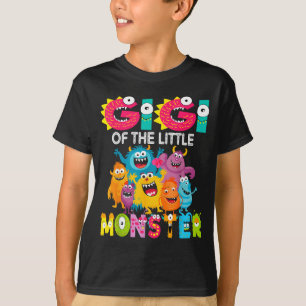 Gigi Of The Little Monster 1st Birthday Boy Party  T-Shirt