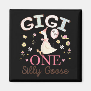 Gigi of The One Silly Goose 1st Birthday Girl Magnet