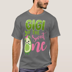Gigi of the Sweet One 1st Birthday Avocado Girl Fi T-Shirt