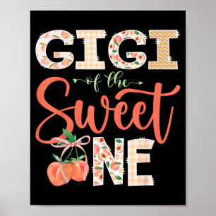 Gigi of The Sweet One Peach 1st Birthday Girl Poster