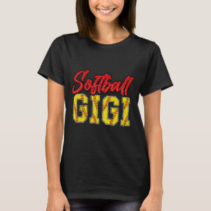 Gigi Retro Groovy Loud Proud Sport Game Catcher T-Shirt