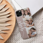Gigi Script Grandma Photo Collage Case-Mate iPhone Case<br><div class="desc">Celebrate her grandma status with this special phone case featuring three treasured photos of her granddaughter,  grandson,  or grandchildren. The nickname "Gigi" appears along the left side in elegant calligraphy script lettering for a unique personal touch.</div>