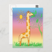 Gigi the Giraffe Postcard (Front/Back)