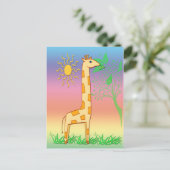 Gigi the Giraffe Postcard (Standing Front)