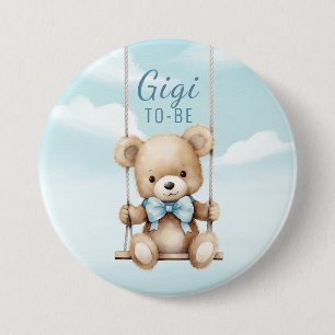 Gigi To Be Teddy Bear Swing 7.5 Cm Round Badge