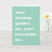 Gigi Wisdom Love Guides Me Heartfelt Card