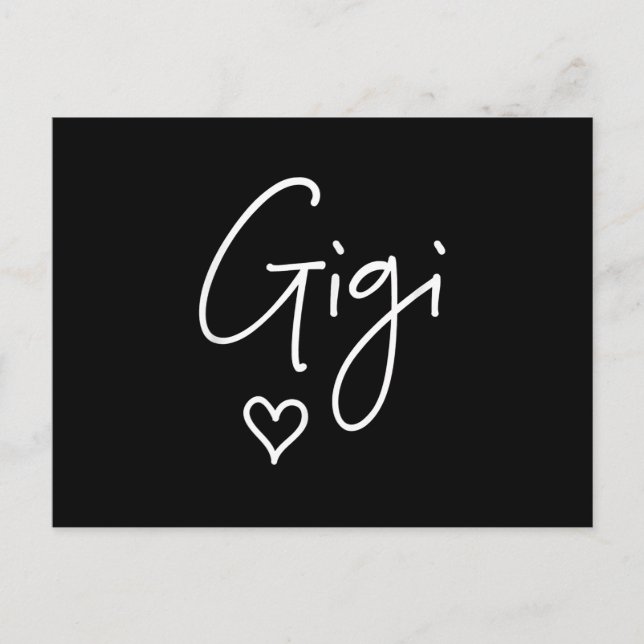 Gigi Women Christmas Gifts Grandma Invitation Postcard (Front)
