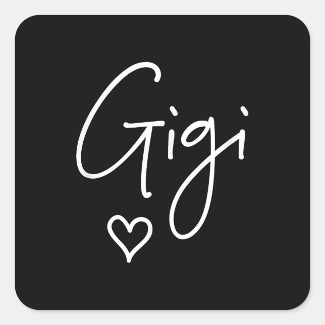 Gigi Women Christmas Gifts Grandma Square Sticker (Front)