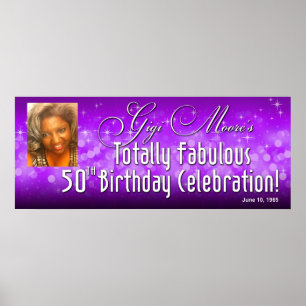 Gigi's Bombshell Bling Sparkle Banner 40.5 x 16.5 Poster