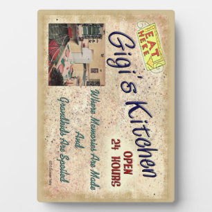 Gigi's Kitchen Where Grandkids Are Spoiled Plaque