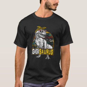 Gigisaurus Leopard Rex Dinosaur Gigi Saurus Mother T-Shirt