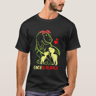 Gigisaurus T Rex Dinosaur Gigi Saurus Family Women T-Shirt
