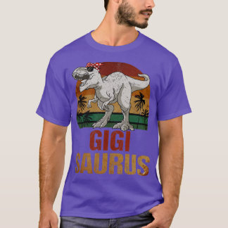 Gigisaurus T Rex Dinosaur Gigi Saurus Vintage T-Shirt