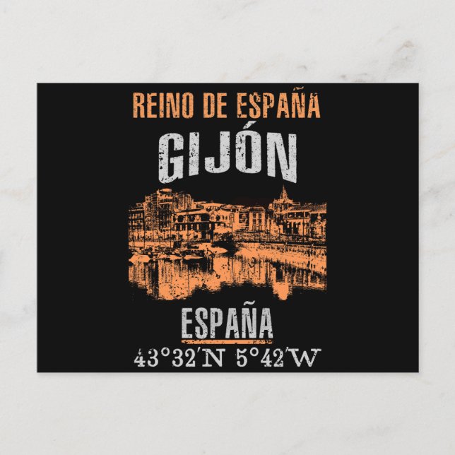Gijón Postcard (Front)