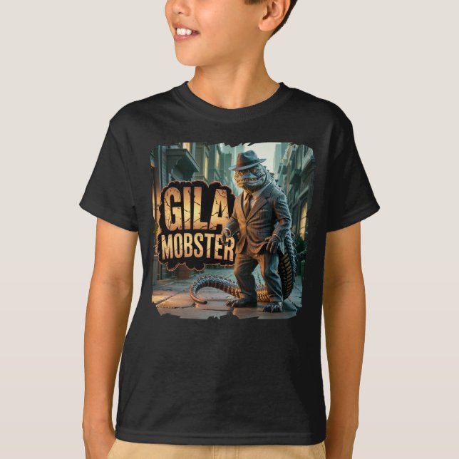 Gila Mobster Photographic – Gila Monster Funny T-Shirt (Front)