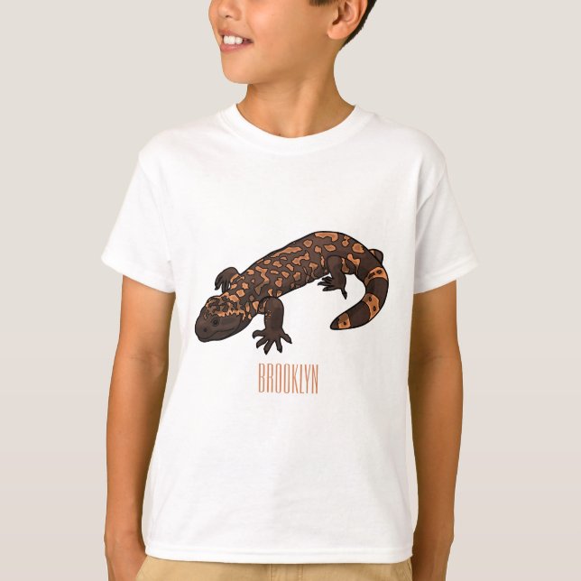Gila monster cartoon illustration T-Shirt (Front)