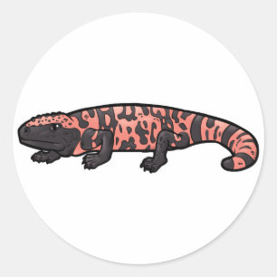 Gila Monster Classic Round Sticker