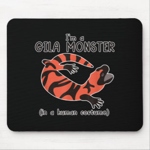 Gila Monster Costume Funny Halloween Graphic Mouse Mat