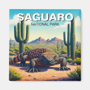 Gila Monster Saguaro National Park Magnet