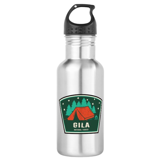 Gila National Forest Camping 532 Ml Water Bottle (Front)