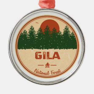 Gila National Forest Metal Tree Decoration
