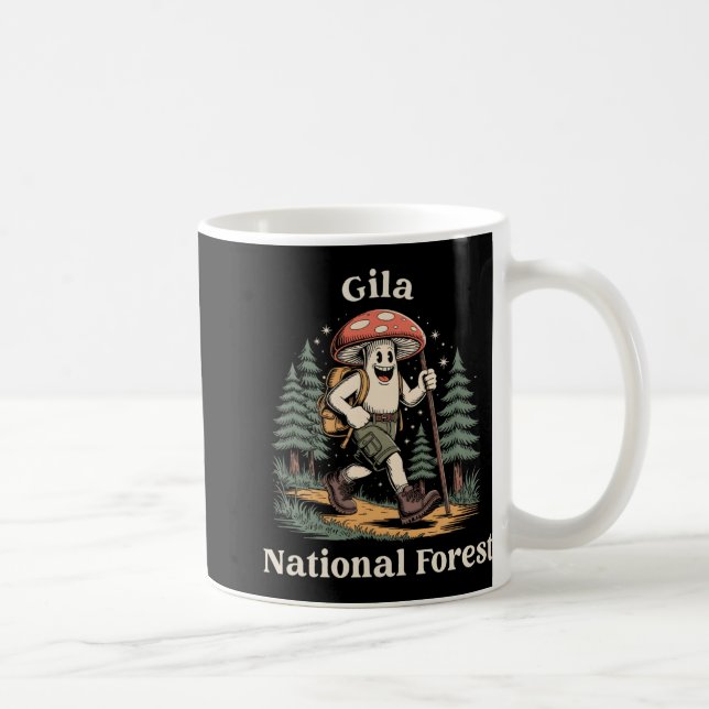 Gila National Forest New Mexico Hiking Mushroom Va Coffee Mug (Right)