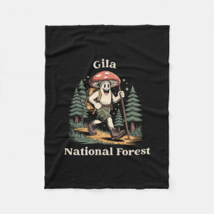 Gila National Forest New Mexico Hiking Mushroom Va Fleece Blanket