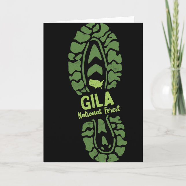 Gila National Forest New Mexico Nm Wilderness Vaca Card (Front)