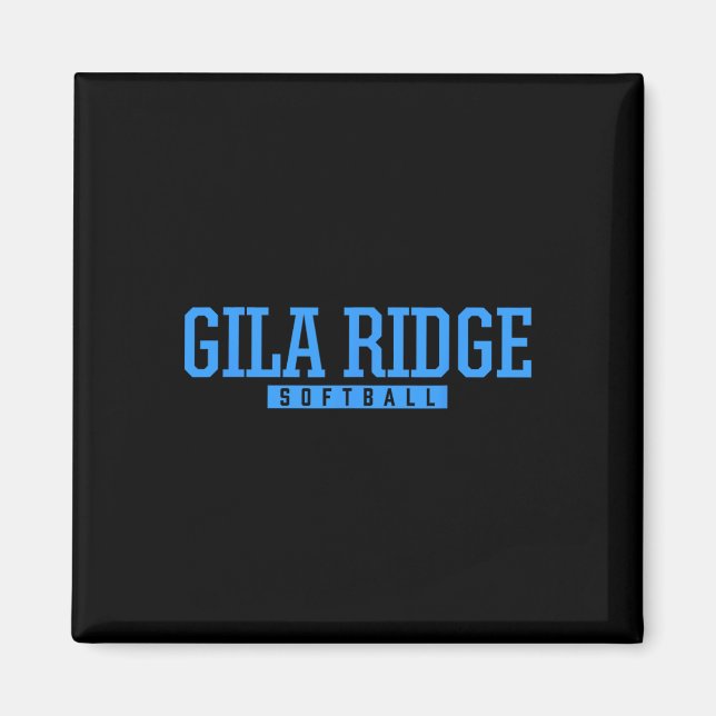 Gila Ridge High School Softll  Magnet (Front)