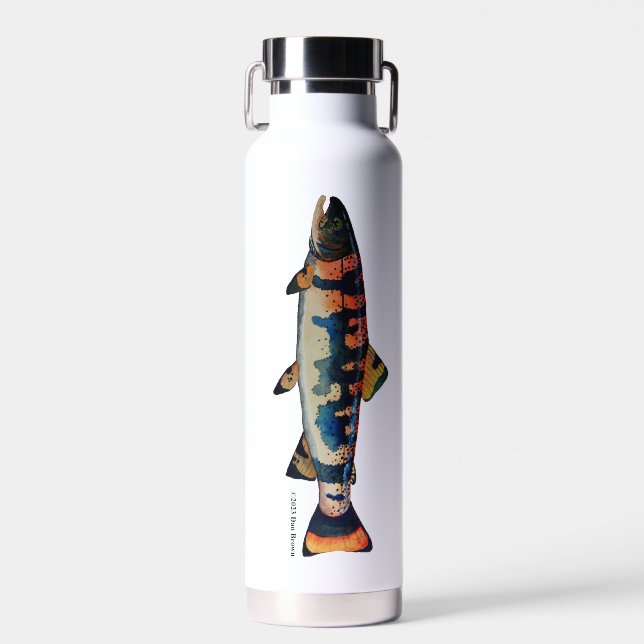 Gila Trout;  Water Bottle (Front)