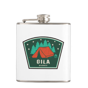 Gila Wilderness New Mexico Camping Hip Flask