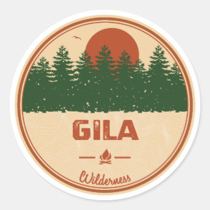 Gila Wilderness New Mexico Classic Round Sticker